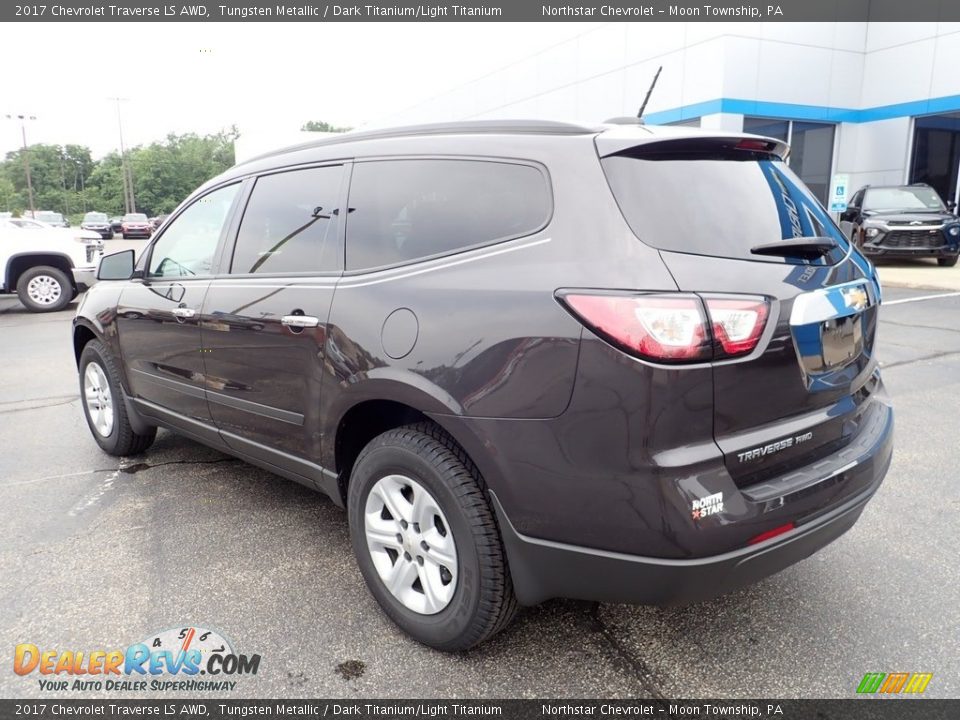 2017 Chevrolet Traverse LS AWD Tungsten Metallic / Dark Titanium/Light Titanium Photo #4