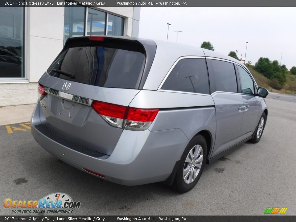 2017 Honda Odyssey EX-L Lunar Silver Metallic / Gray Photo #10