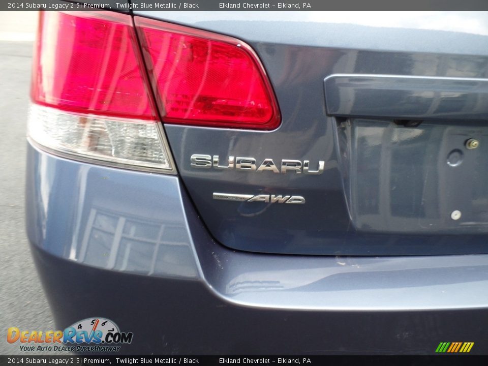 2014 Subaru Legacy 2.5i Premium Twilight Blue Metallic / Black Photo #13