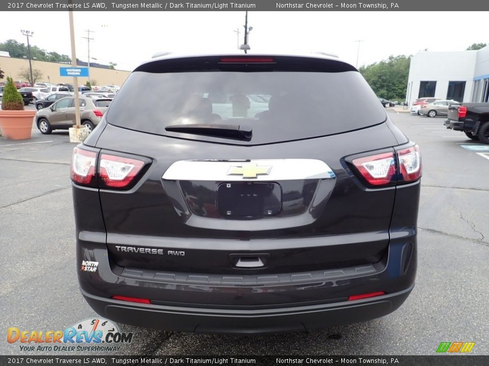 2017 Chevrolet Traverse LS AWD Tungsten Metallic / Dark Titanium/Light Titanium Photo #6