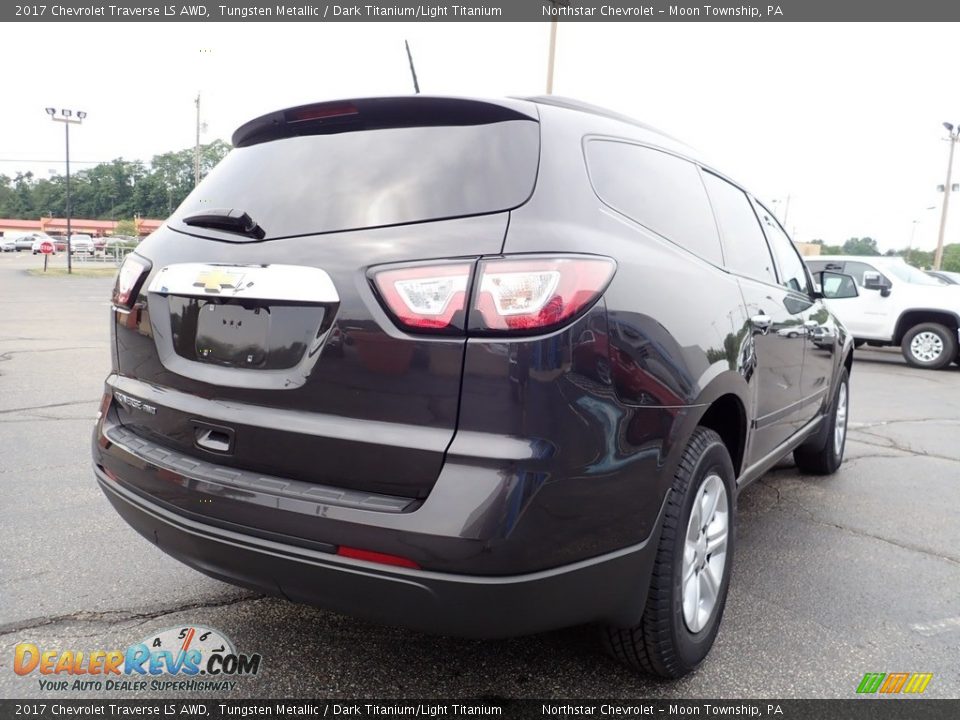 2017 Chevrolet Traverse LS AWD Tungsten Metallic / Dark Titanium/Light Titanium Photo #8