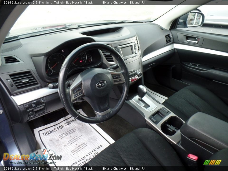 2014 Subaru Legacy 2.5i Premium Twilight Blue Metallic / Black Photo #19