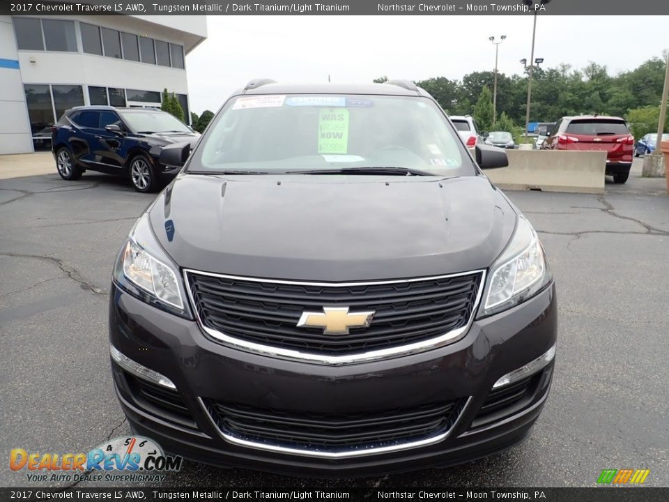 2017 Chevrolet Traverse LS AWD Tungsten Metallic / Dark Titanium/Light Titanium Photo #13