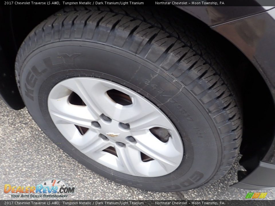 2017 Chevrolet Traverse LS AWD Tungsten Metallic / Dark Titanium/Light Titanium Photo #14