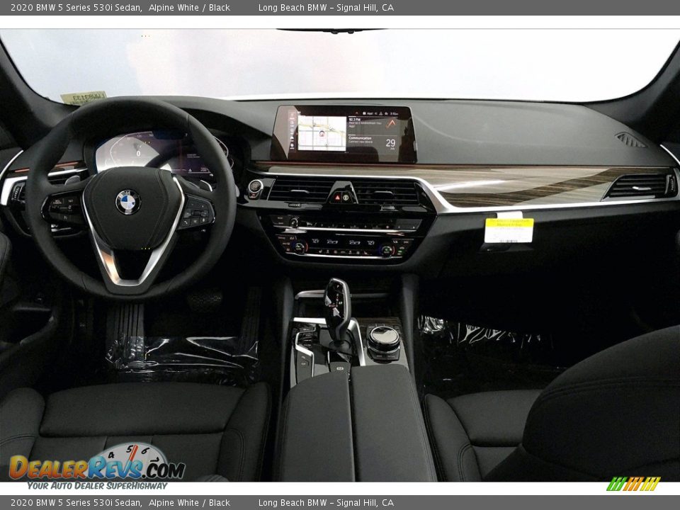 2020 BMW 5 Series 530i Sedan Alpine White / Black Photo #5