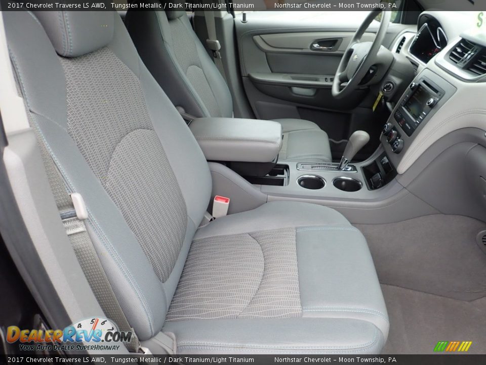 2017 Chevrolet Traverse LS AWD Tungsten Metallic / Dark Titanium/Light Titanium Photo #15