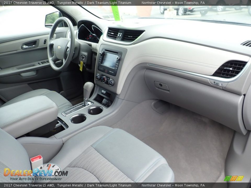 2017 Chevrolet Traverse LS AWD Tungsten Metallic / Dark Titanium/Light Titanium Photo #16