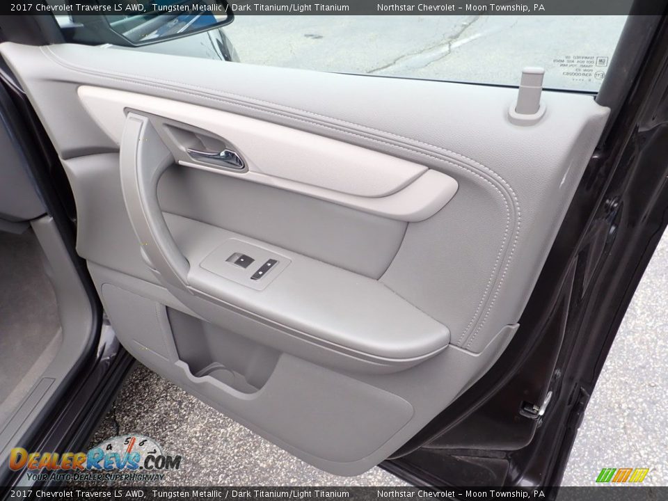 2017 Chevrolet Traverse LS AWD Tungsten Metallic / Dark Titanium/Light Titanium Photo #17