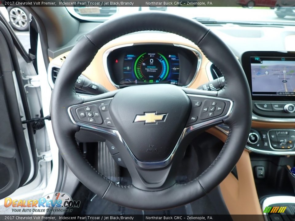 2017 Chevrolet Volt Premier Iridescent Pearl Tricoat / Jet Black/Brandy Photo #21