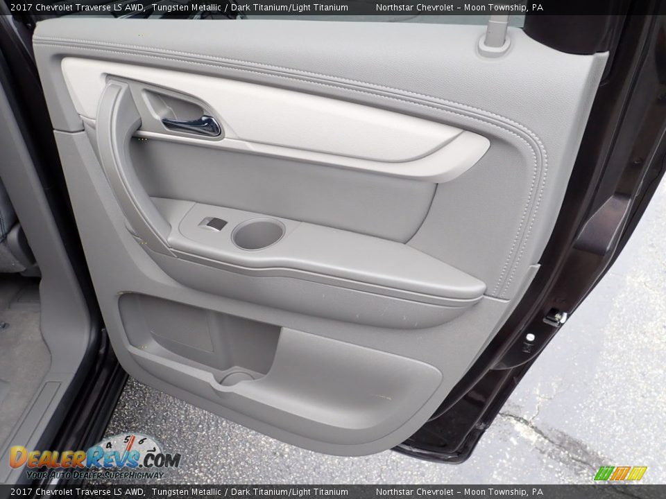 2017 Chevrolet Traverse LS AWD Tungsten Metallic / Dark Titanium/Light Titanium Photo #19