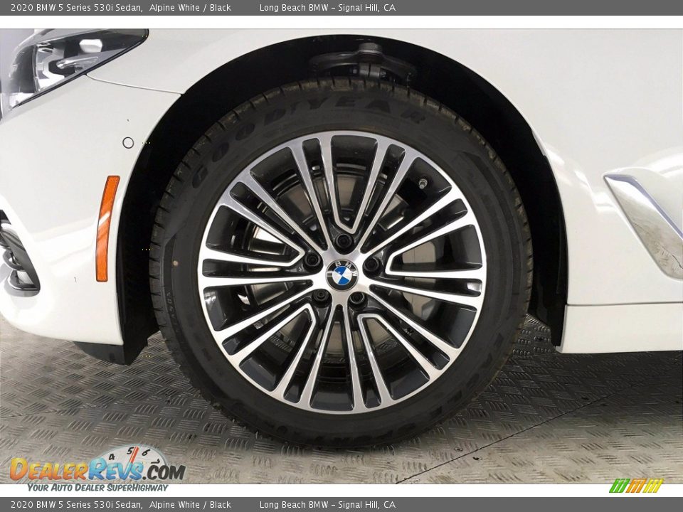 2020 BMW 5 Series 530i Sedan Alpine White / Black Photo #12