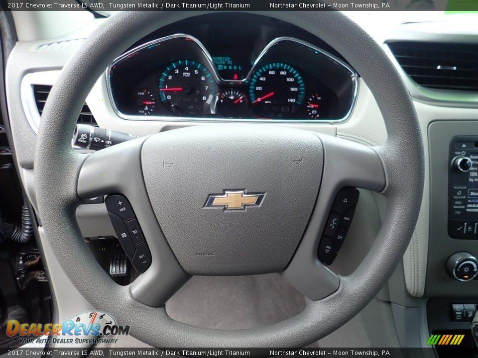 2017 Chevrolet Traverse LS AWD Tungsten Metallic / Dark Titanium/Light Titanium Photo #25