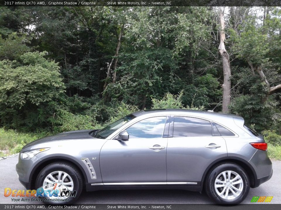 Graphite Shadow 2017 Infiniti QX70 AWD Photo #1