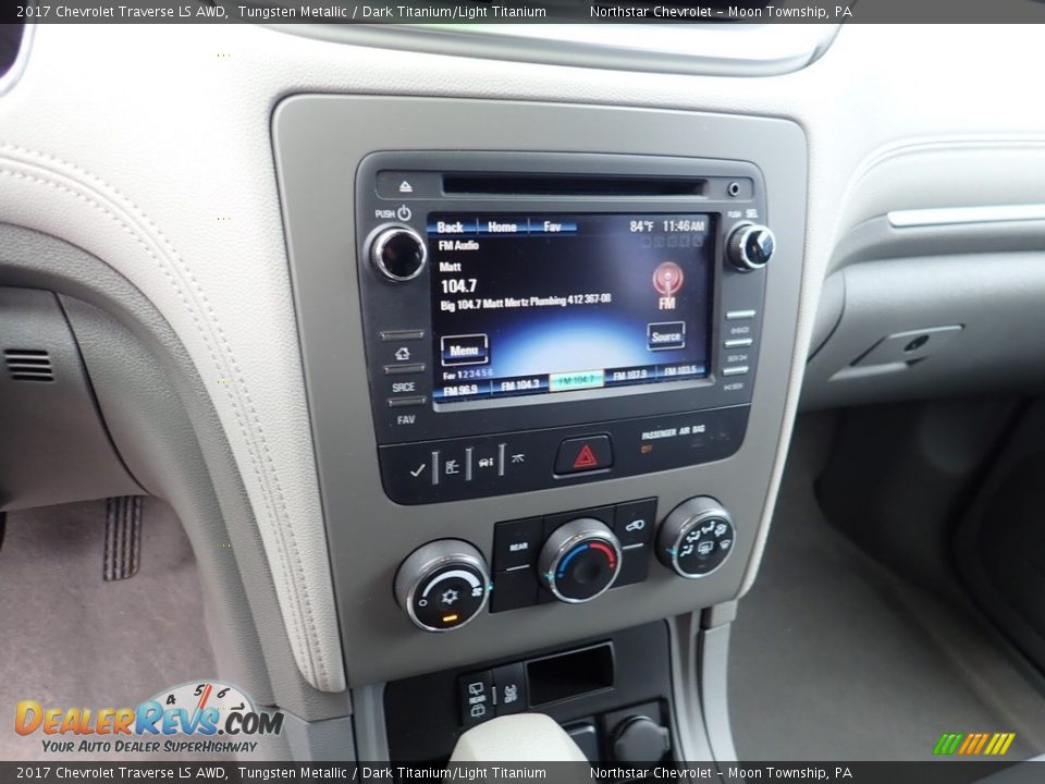 2017 Chevrolet Traverse LS AWD Tungsten Metallic / Dark Titanium/Light Titanium Photo #27