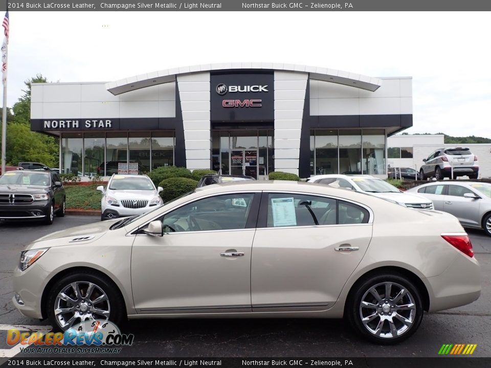 2014 Buick LaCrosse Leather Champagne Silver Metallic / Light Neutral Photo #1