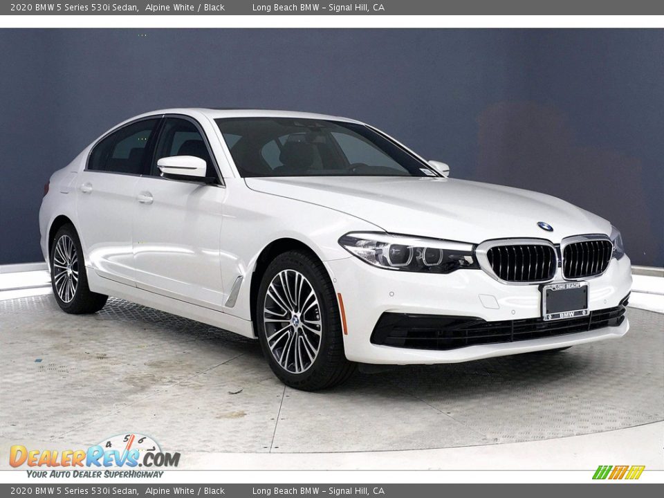 2020 BMW 5 Series 530i Sedan Alpine White / Black Photo #19