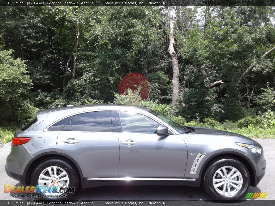 Graphite Shadow 2017 Infiniti QX70 AWD Photo #5