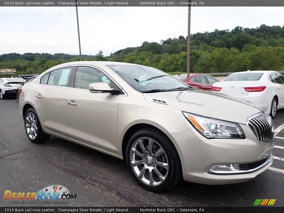 2014 Buick LaCrosse Leather Champagne Silver Metallic / Light Neutral Photo #4