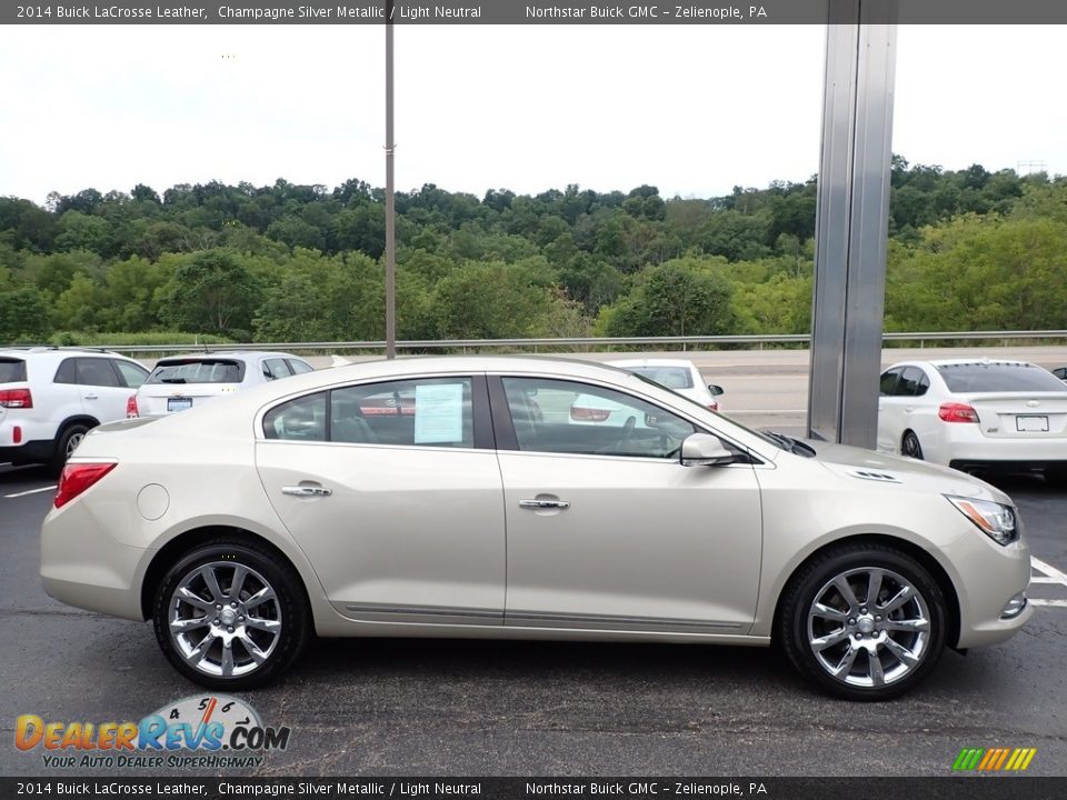 2014 Buick LaCrosse Leather Champagne Silver Metallic / Light Neutral Photo #5