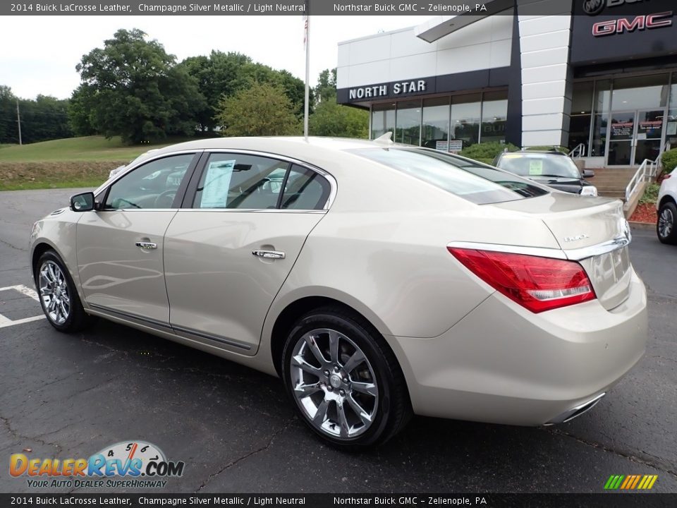 2014 Buick LaCrosse Leather Champagne Silver Metallic / Light Neutral Photo #13