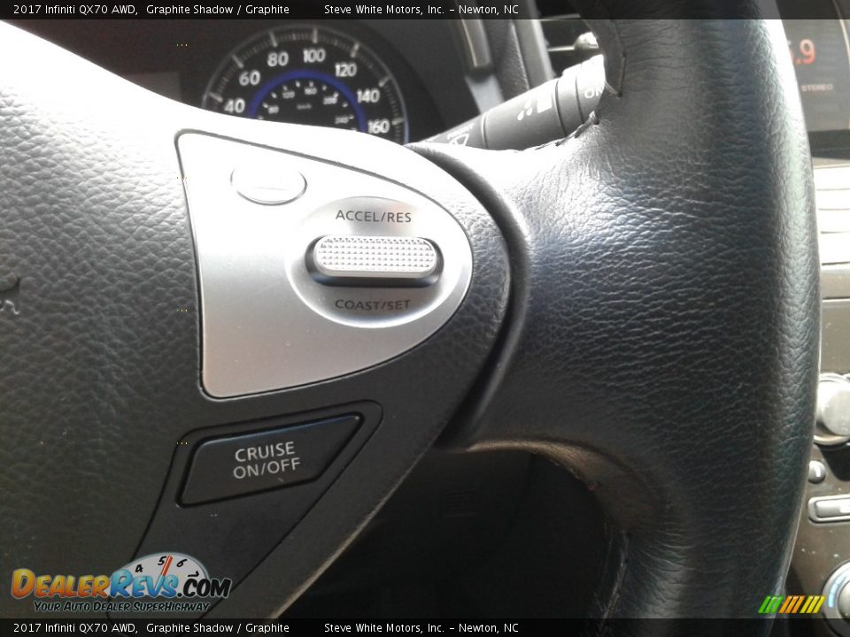 2017 Infiniti QX70 AWD Steering Wheel Photo #19