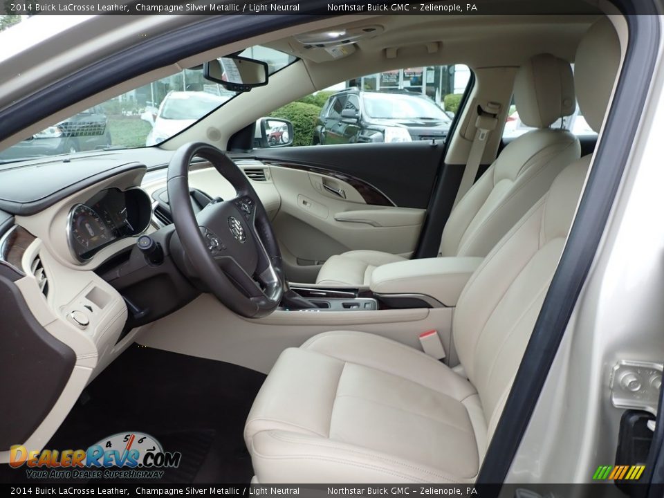 2014 Buick LaCrosse Leather Champagne Silver Metallic / Light Neutral Photo #19