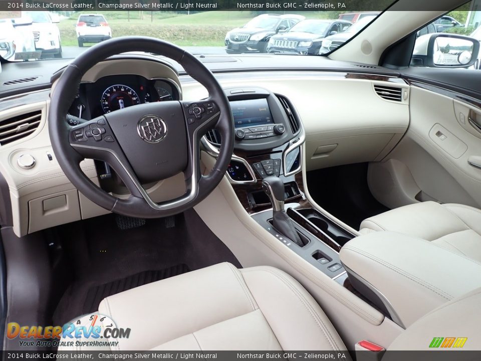 2014 Buick LaCrosse Leather Champagne Silver Metallic / Light Neutral Photo #21