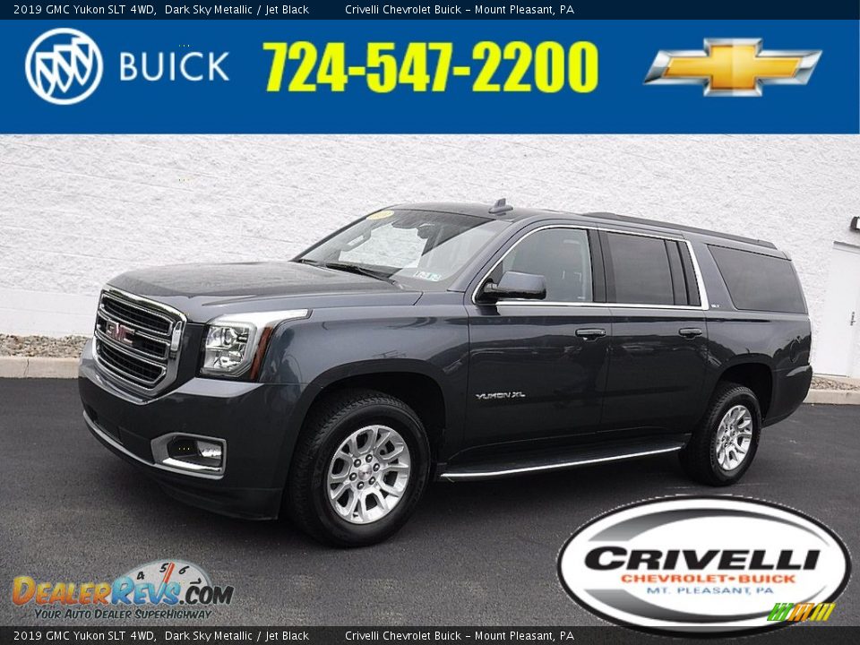 2019 GMC Yukon SLT 4WD Dark Sky Metallic / Jet Black Photo #1