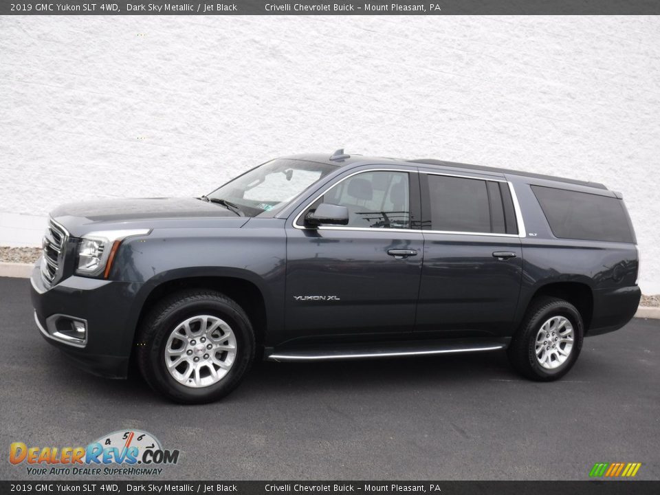 2019 GMC Yukon SLT 4WD Dark Sky Metallic / Jet Black Photo #2