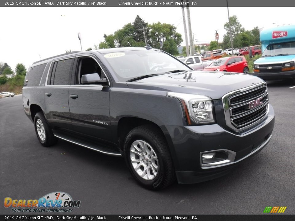 2019 GMC Yukon SLT 4WD Dark Sky Metallic / Jet Black Photo #7