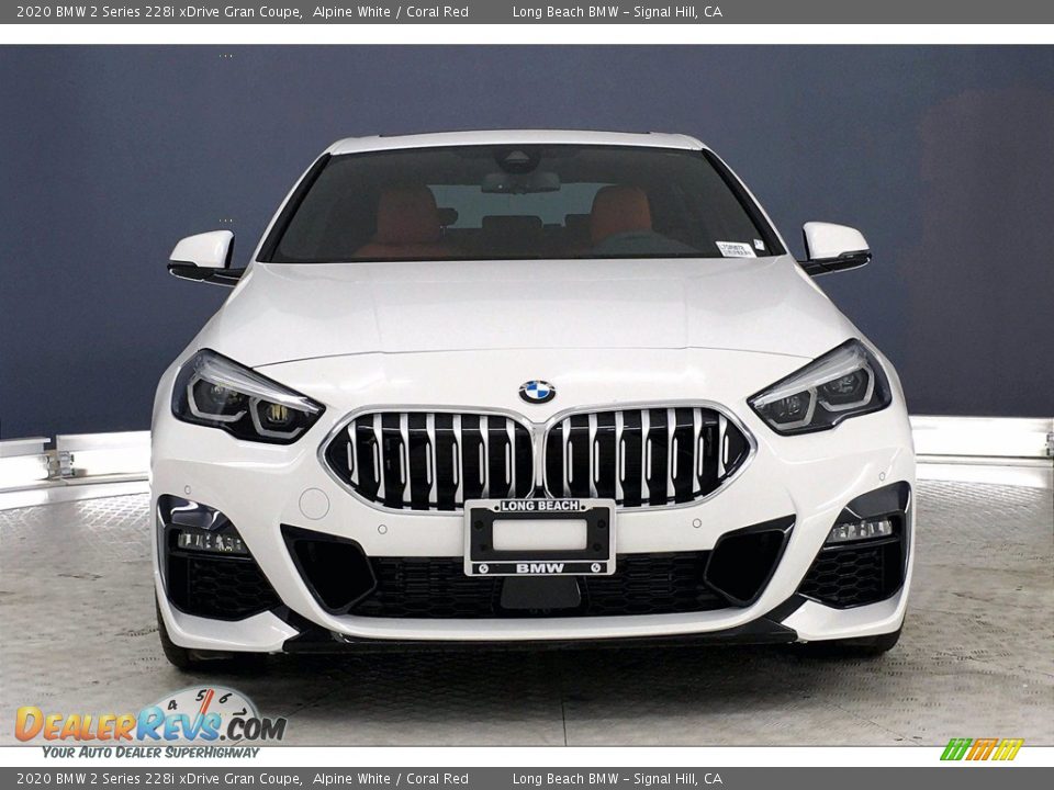 2020 BMW 2 Series 228i xDrive Gran Coupe Alpine White / Coral Red Photo #2