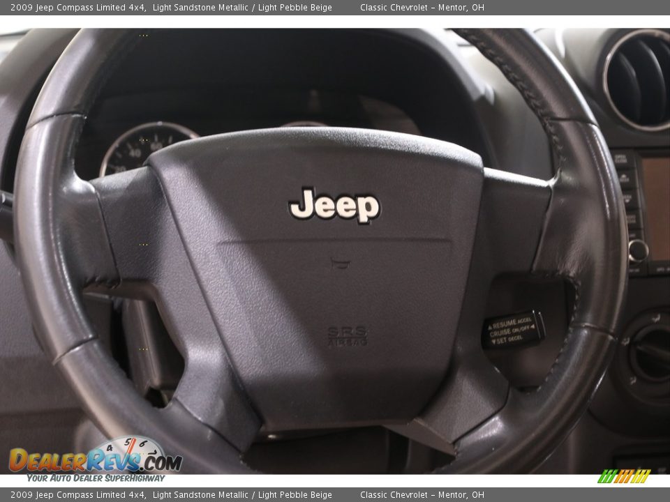 2009 Jeep Compass Limited 4x4 Steering Wheel Photo #7