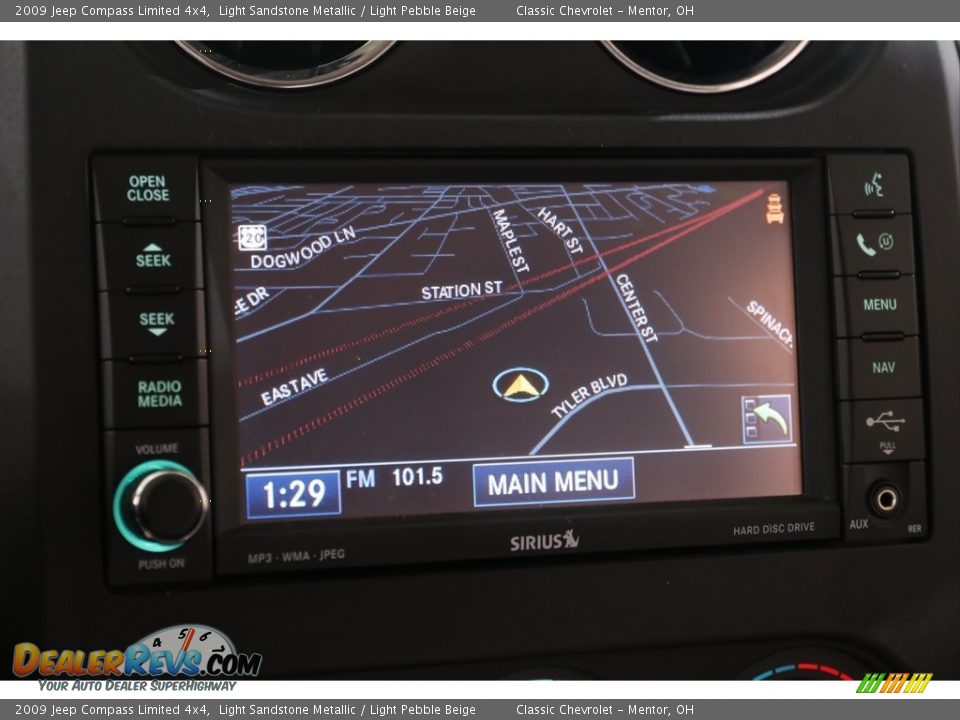 Navigation of 2009 Jeep Compass Limited 4x4 Photo #11