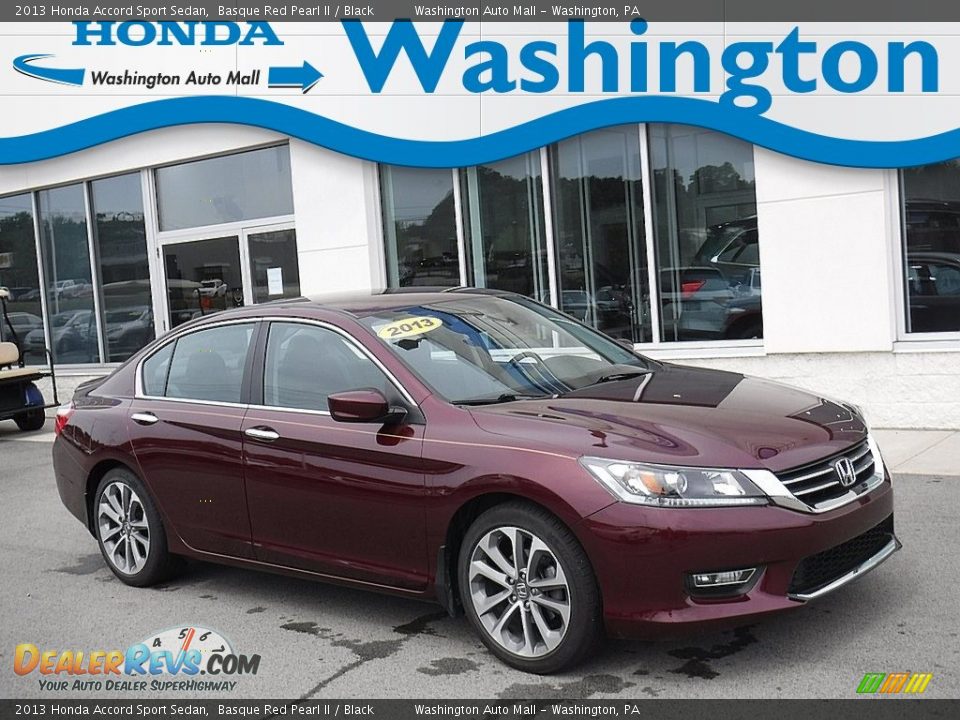 2013 Honda Accord Sport Sedan Basque Red Pearl II / Black Photo #1