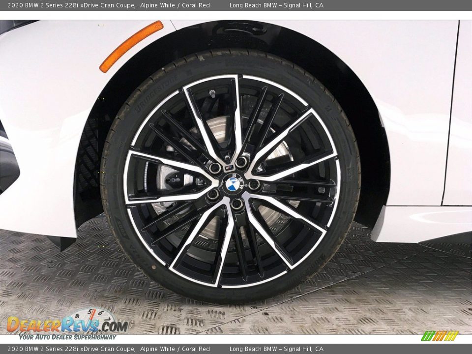 2020 BMW 2 Series 228i xDrive Gran Coupe Alpine White / Coral Red Photo #12