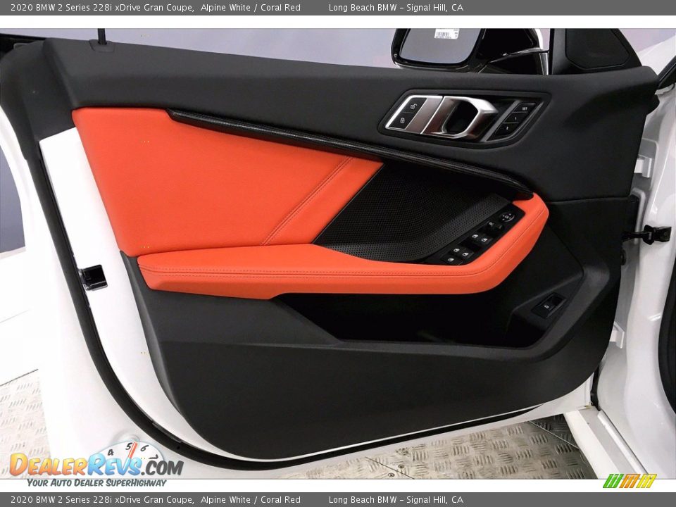 2020 BMW 2 Series 228i xDrive Gran Coupe Alpine White / Coral Red Photo #13