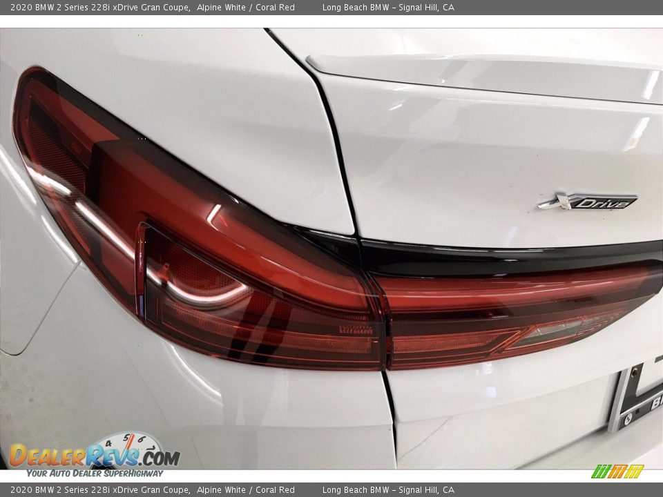 2020 BMW 2 Series 228i xDrive Gran Coupe Alpine White / Coral Red Photo #15