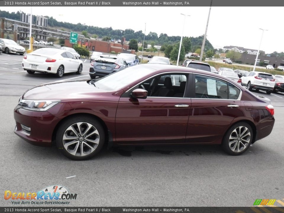 2013 Honda Accord Sport Sedan Basque Red Pearl II / Black Photo #5