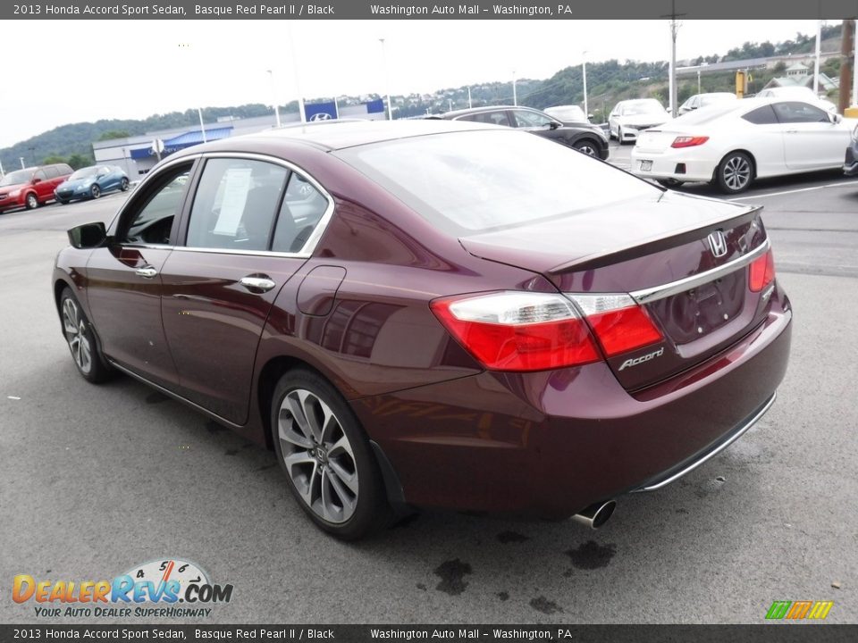 2013 Honda Accord Sport Sedan Basque Red Pearl II / Black Photo #6