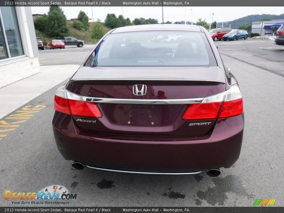 2013 Honda Accord Sport Sedan Basque Red Pearl II / Black Photo #7