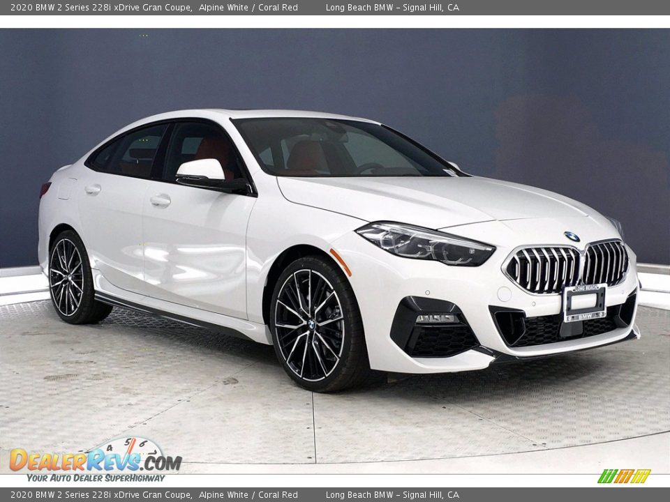 2020 BMW 2 Series 228i xDrive Gran Coupe Alpine White / Coral Red Photo #19