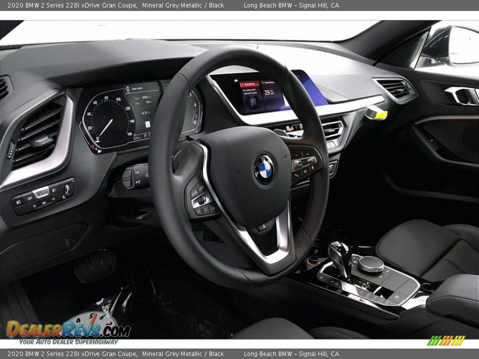 2020 BMW 2 Series 228i xDrive Gran Coupe Mineral Grey Metallic / Black Photo #7