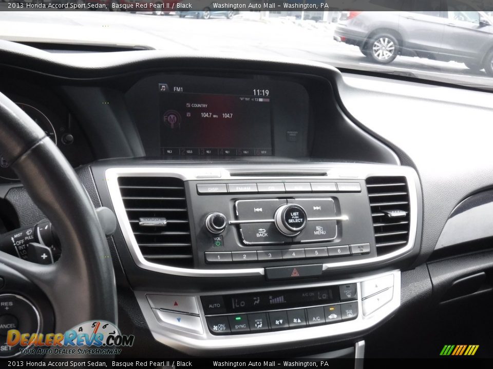 2013 Honda Accord Sport Sedan Basque Red Pearl II / Black Photo #17