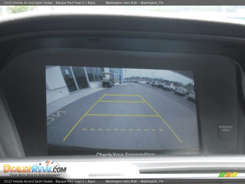 2013 Honda Accord Sport Sedan Basque Red Pearl II / Black Photo #18