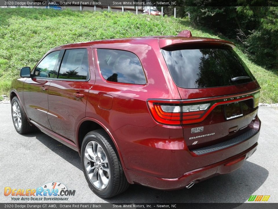 2020 Dodge Durango GT AWD Octane Red Pearl / Black Photo #8