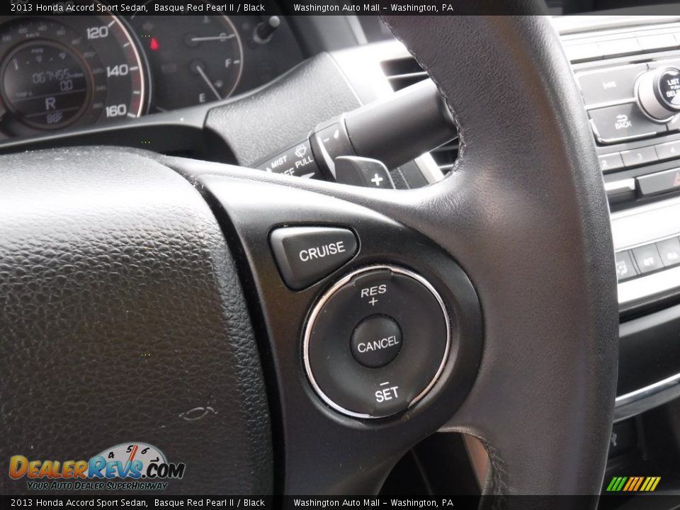 2013 Honda Accord Sport Sedan Basque Red Pearl II / Black Photo #20
