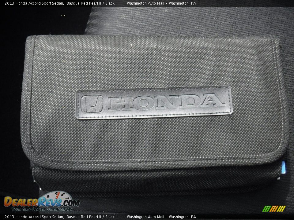 2013 Honda Accord Sport Sedan Basque Red Pearl II / Black Photo #24