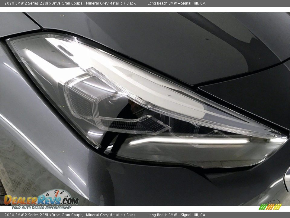 2020 BMW 2 Series 228i xDrive Gran Coupe Mineral Grey Metallic / Black Photo #14