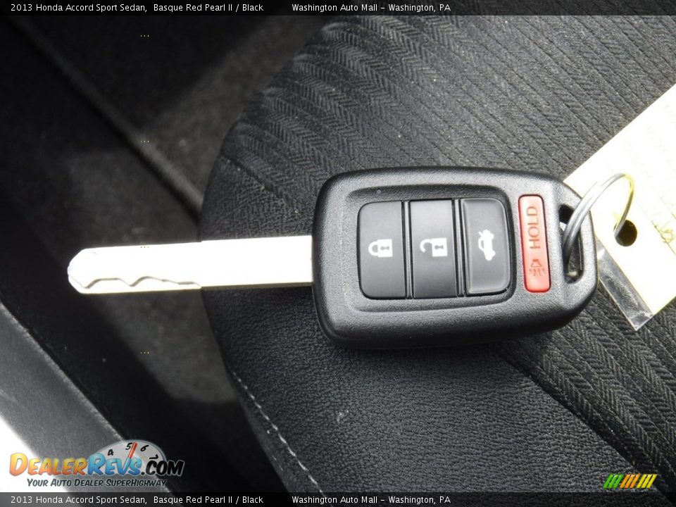2013 Honda Accord Sport Sedan Basque Red Pearl II / Black Photo #25
