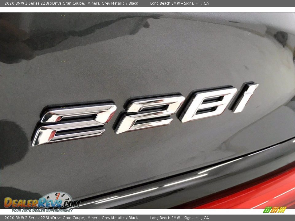 2020 BMW 2 Series 228i xDrive Gran Coupe Mineral Grey Metallic / Black Photo #16